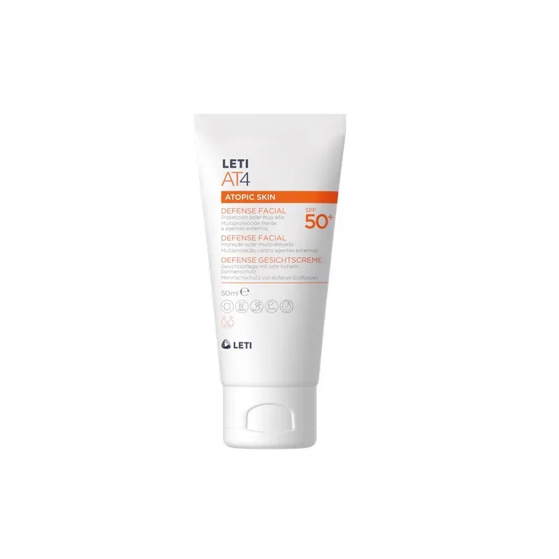 Leti AT4 Defense Facial SPF50, 50ml | Farmacia Barata