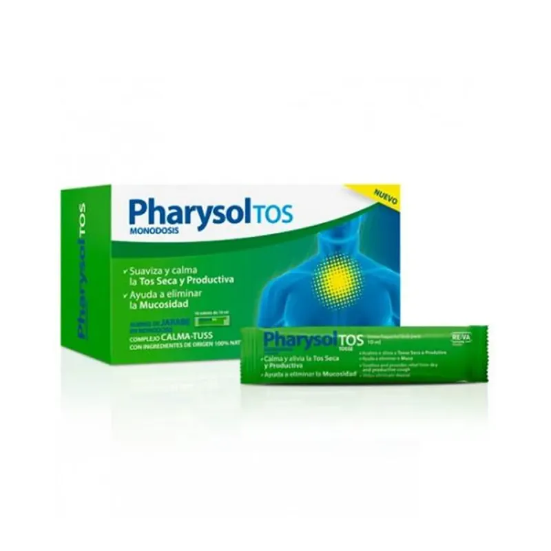 Pharysol Tos Monodosis, 16 Sobres 10 ml | Farmacia Barata