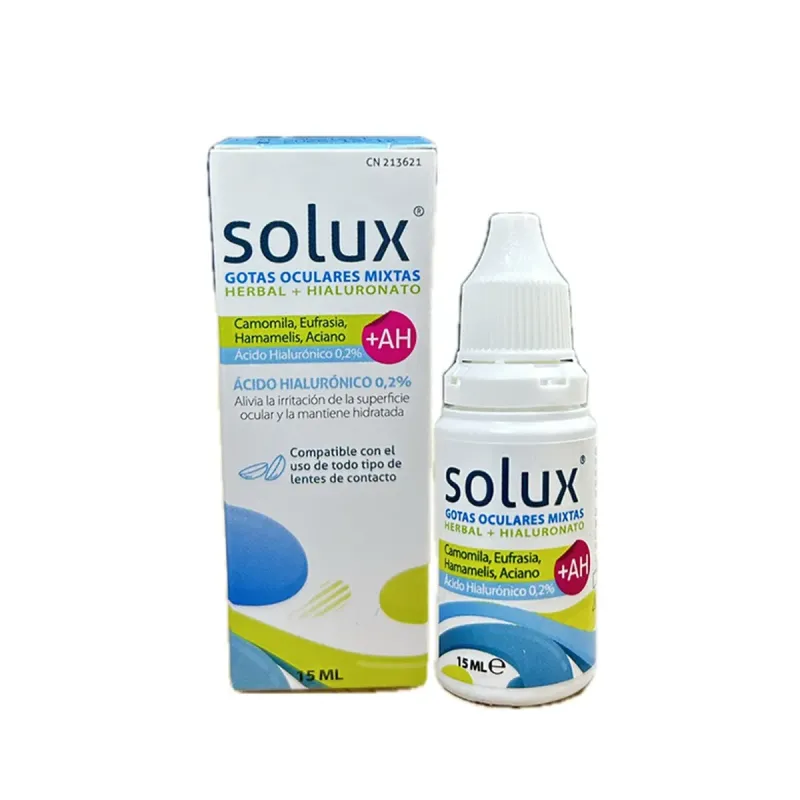 Solux Gotas Oculares Mixtas, 15 ml | Farmacia Barata