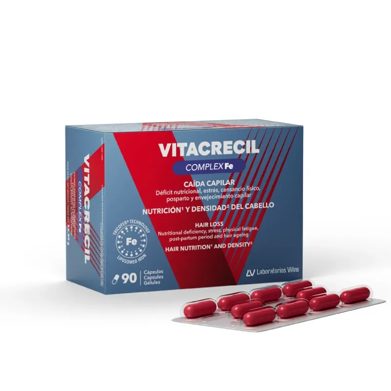 Vitacrecil Complex Fe, 90 cápsulas | Farmacia Barata