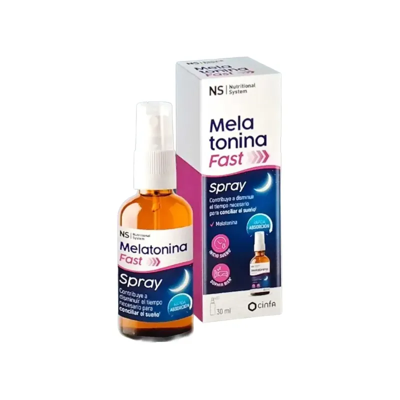 Ns Melatonina Fast Spray, 30 Ml | Farmacia Barata