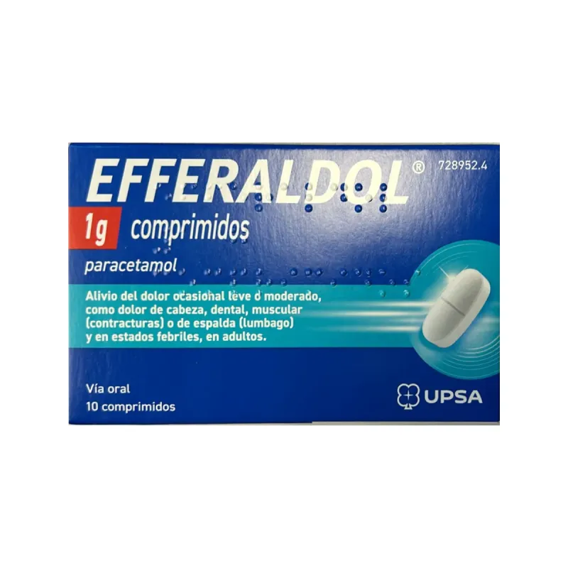 Efferaldol 1g, 10 comprimidos | Farmacia Barata