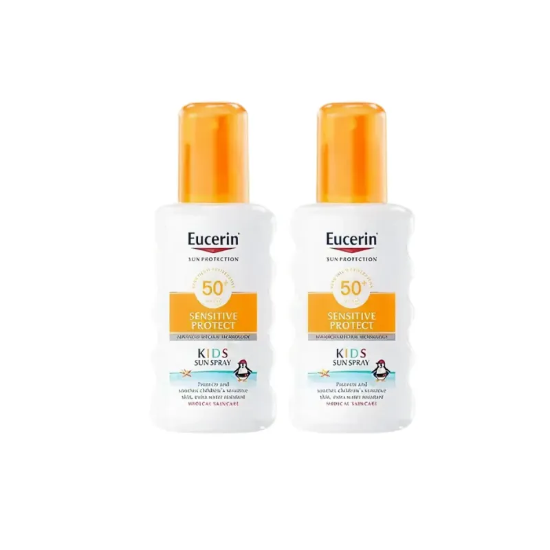 Eucerin Sun Spray Infantil SPF50 Duplo, 200ml | Farmacia Barata