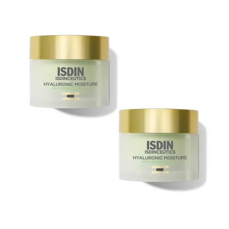 Isdinceutics Hyaluronic Moisture piel mixta o grasa Duplo, 2x50 g | Farmacia Barata
