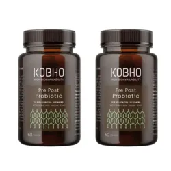 Kobho Pre-Post Probiotico Duplo, 2x60 cápsulas