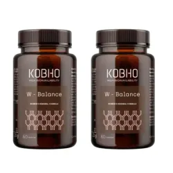 Kobho W-Balance Duplo, 2x60 cápsulas