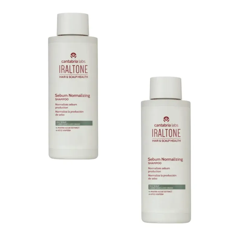 Iraltone Champu Sebo-Regulador Duplo, 2x200 ml | Farmacia Barata