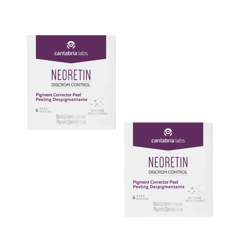 Neoretin Discrom Control Peeling Despigmentante Duplo, 2x6 discos. | Farmacia Barata