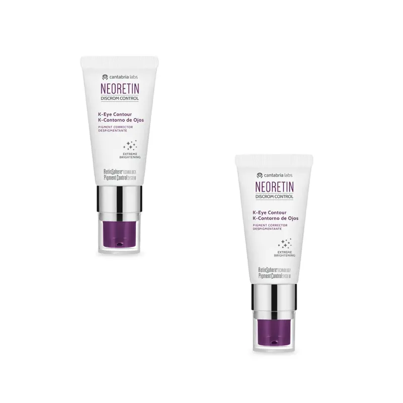 Neoretin Discrom Control K-Contorno de Ojos Duplo, 2x15 ml | Farmacia Barata