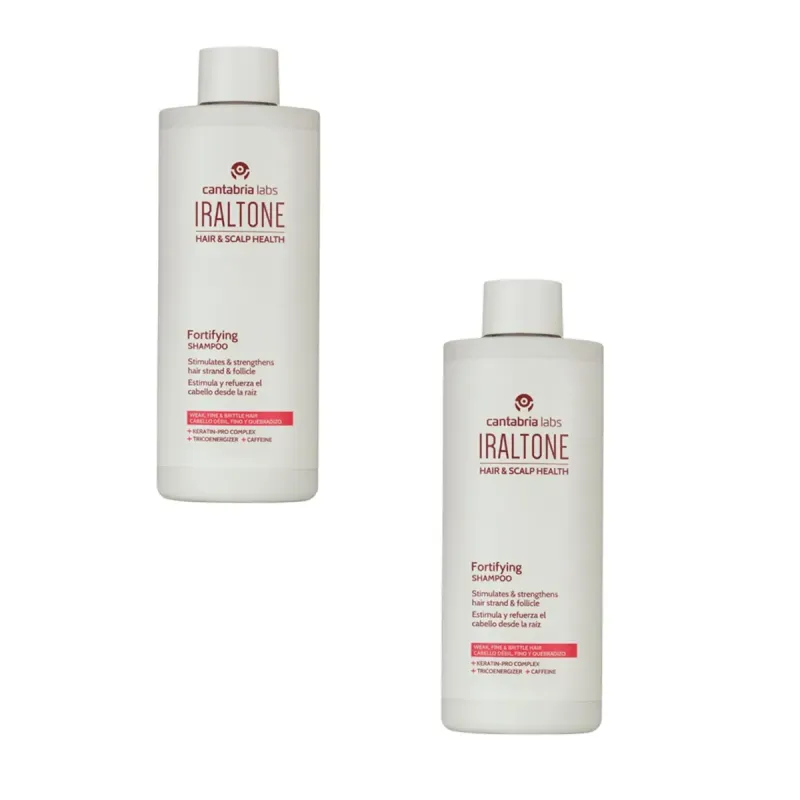 Iraltone Champu Fortificante Duplo, 2x400 ml | Farmacia Barata