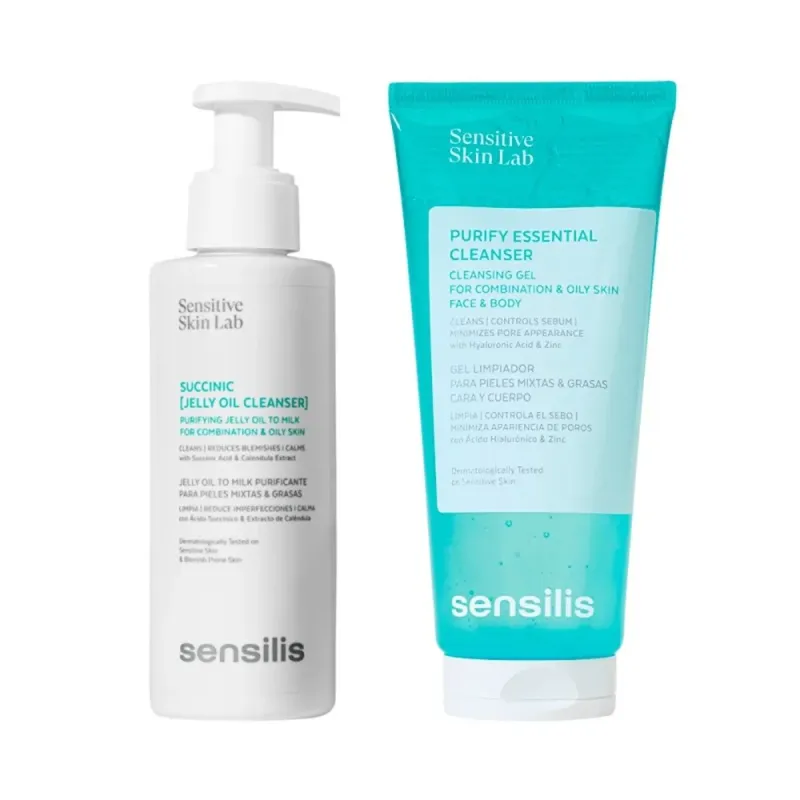 Sensilis Pack Doble Limpieza Piel Grasa | Farmacia Barata