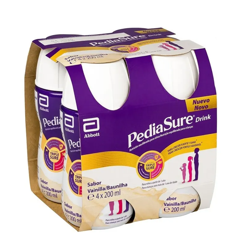 PediaSure Drink Sabor Vainilla 4×200 ml | Farmacia Barata PediaSure Drink Sabor Vainilla 4×200 ml | Farmacia Barata