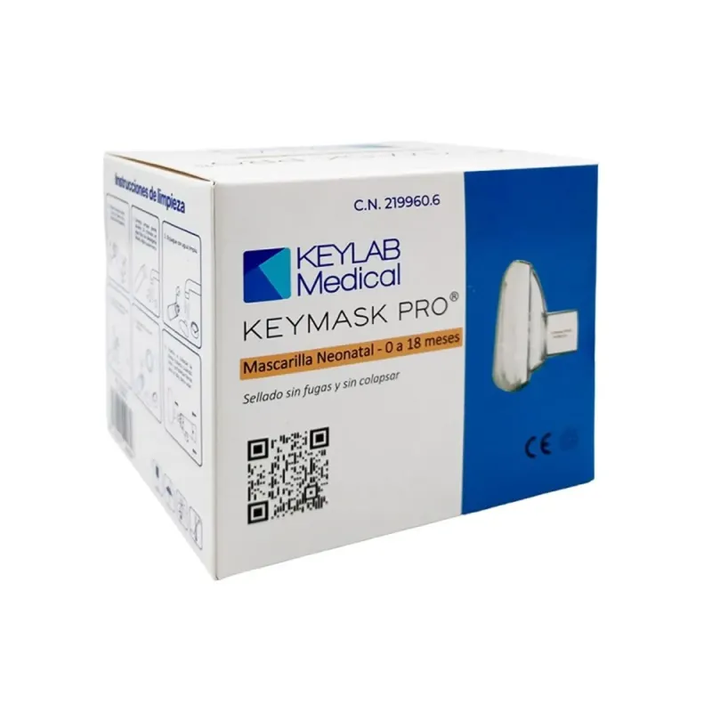 Mascarilla Inhalación Keymask Pro Neonato 1 ud | Farmacia Barata