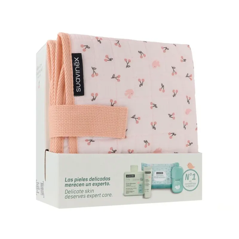 Suavinex Canastilla Baby Care Changing Pad 26 Birdies Set Color Rosa | Farmacia Barata