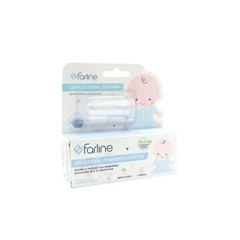 Farline Dedal + Gel Dental Bebé, 1 unidad | Farmacia Barata