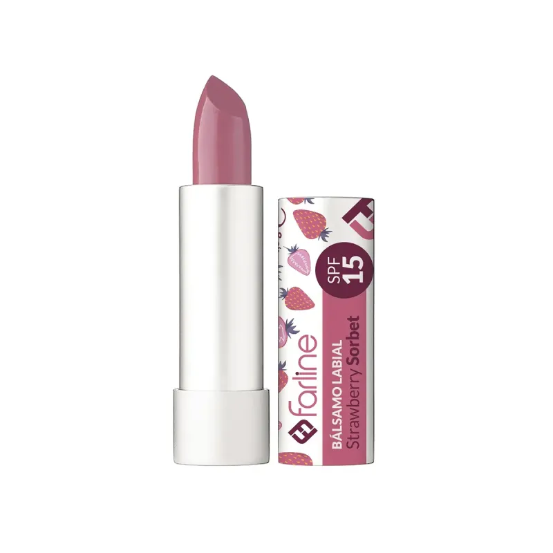 Farline Protector Labial Fresa SPF15, 4,5 g | Farmacia Barata