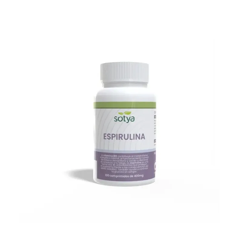 Sotya Espirulina 100 comprimidos 400 mg | Farmacia Barata