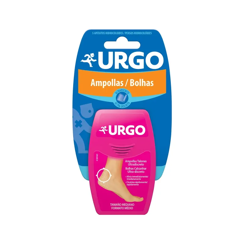 Urgo Ampollas Talones Ultra Discreto Gel 5 uds | Farmacia Barata Urgo Ampollas Talones Ultra Discreto Gel 5 uds | Farmacia Barata