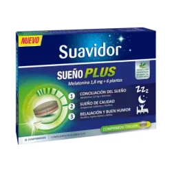 Suavidor Sueño Plus -Tricapa, 30 comprimidos