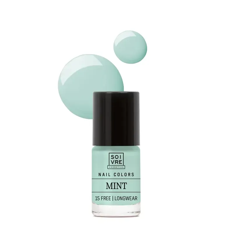 Soivre Cosmetics Nail Colors Nails Color Mint, 6 ml | Farmacia Barata