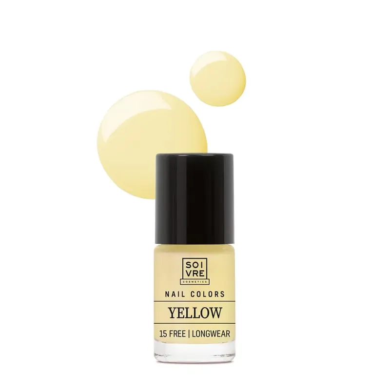 Soivre Cosmetics Nail Colors Nails Color Yellow, 6 ml | Farmacia Barata
