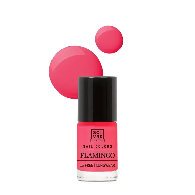 Soivre Cosmetics Nail Colors Nails Color Flamingo, 6 ml | Farmacia Barata