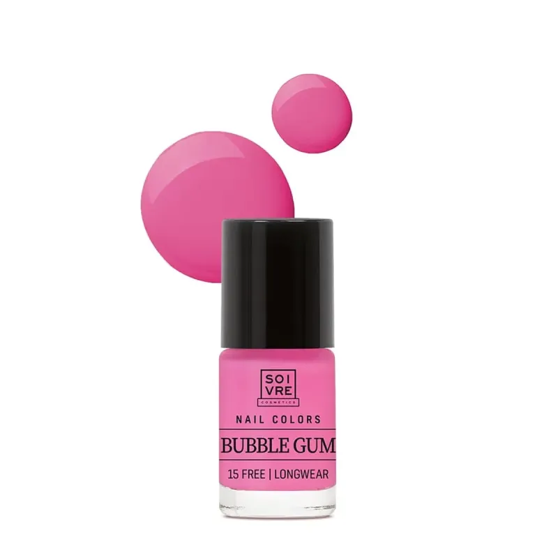 Soivre Cosmetics Nail Colors Nails Color Bubble Gum, 6 ml | Farmacia Barata