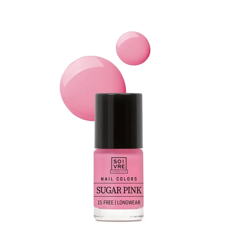 Soivre Cosmetics Nail Colors Nails Color Sugar Pink, 6 ml | Farmacia Barata