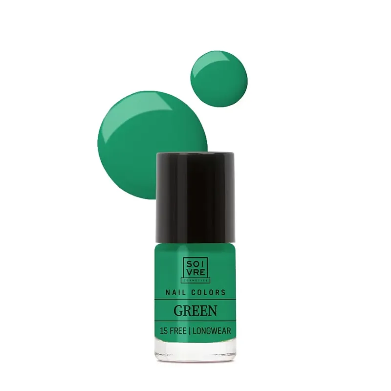 Soivre Cosmetics Nail Colors Nails Color Green, 6 ml | Farmacia Barata Soivre Cosmetics Nail Colors Nails Color Green, 6 ml | Farmacia Barata