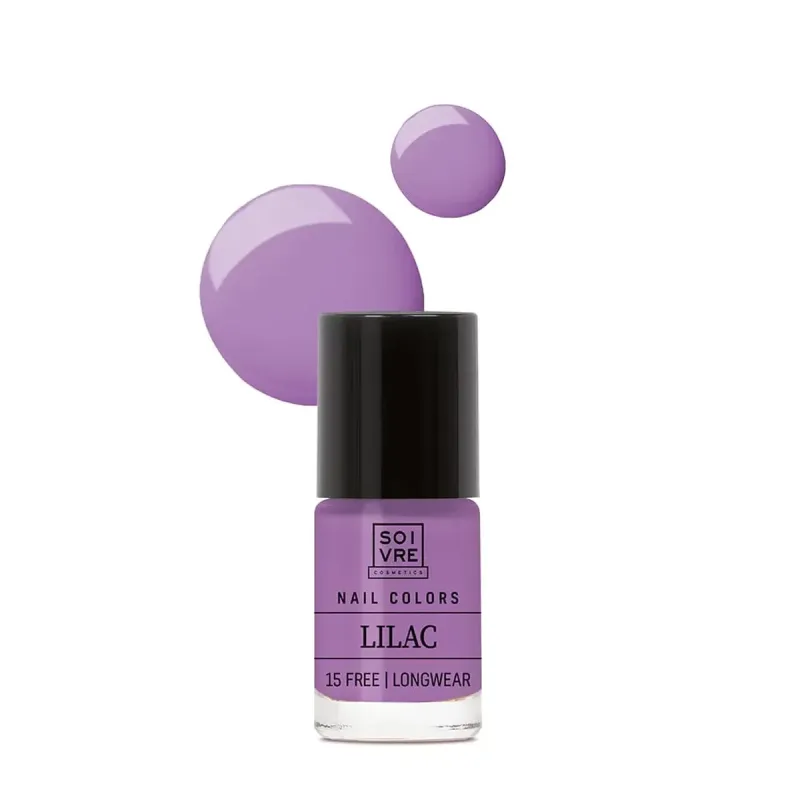 Soivre Cosmetics Nail Colors Nails Color Lilac, 6 ml | Farmacia Barata