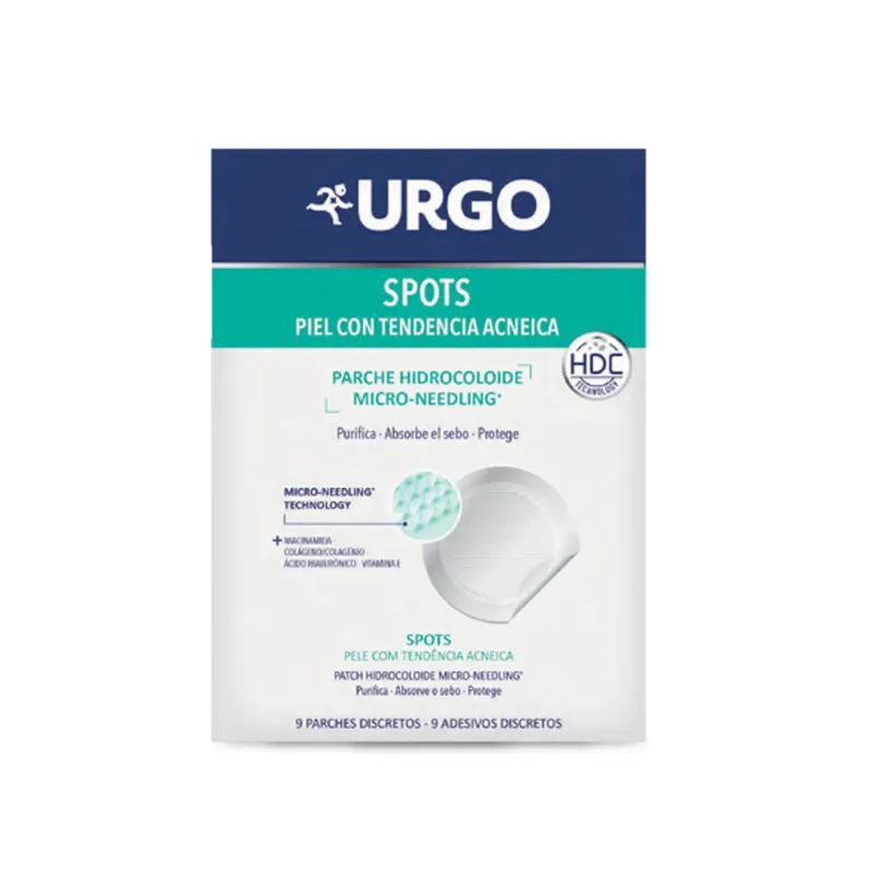 Urgo Spots Parches Hidrocoloide Microneedling 9 unidades | Farmacia Barata Urgo Spots Parches Hidrocoloide Microneedling 9 unidades | Farmacia Barata