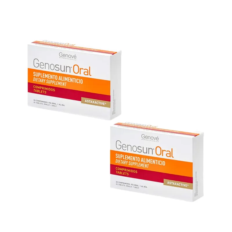 Genosun Oral, Duplo 2x30 comprimidos | Farmacia Barata