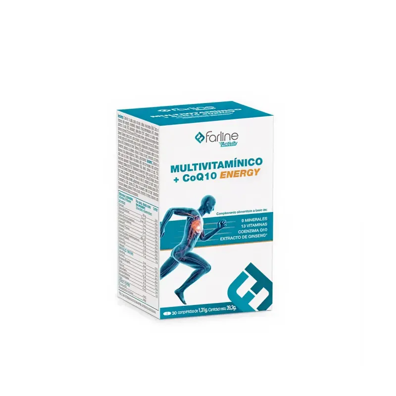 Farline Multivitam Energy, 30 cápsulas | Farmacia Barata