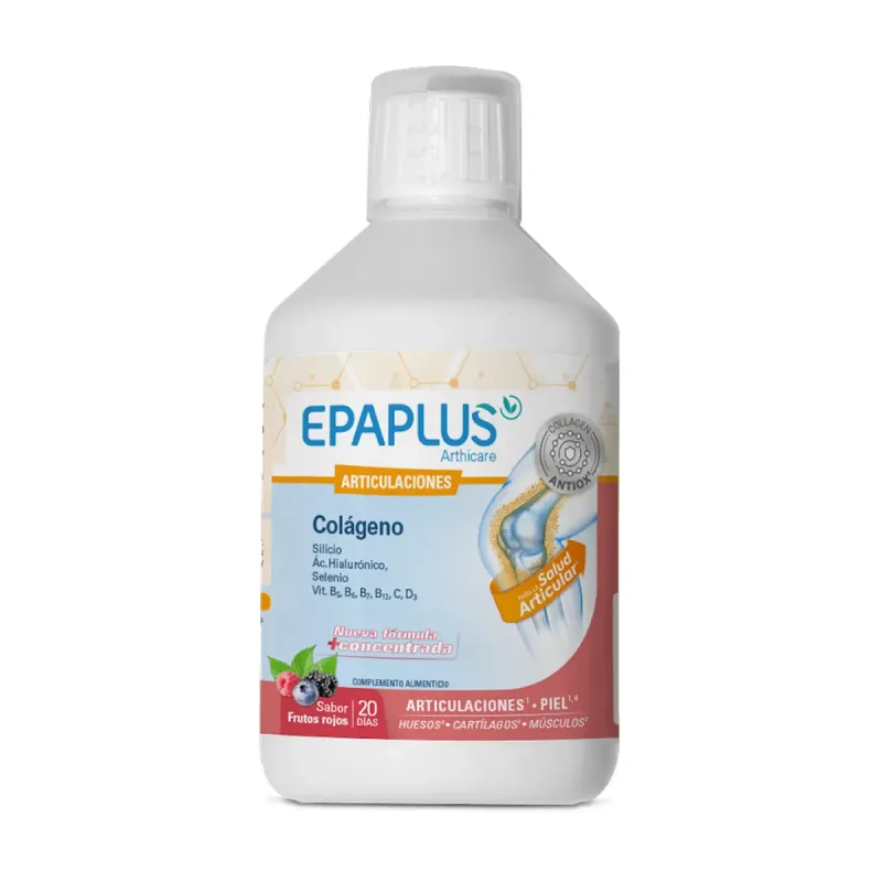Epaplus Arthicare Colágeno Líquido Frutos Rojos 500 ml | Farmacia Barata Epaplus Arthicare Colágeno Líquido Frutos Rojos 500 ml | Farmacia Barata