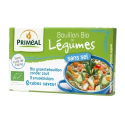 Primeal Caldo Verduras Legumes Sin Sal, 8 sobres