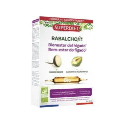 Superdiet Rabalchofit, 20 Ampollas de Rabano Negro + Alcachofa