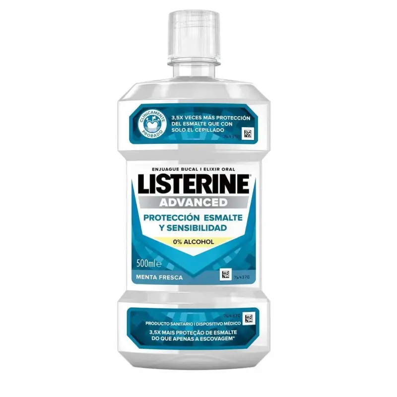 Listerine advanced defence sensitive menta fresca colutorio, 500 ml Listerine advanced defence sensitive menta fresca colutorio, 500 ml
