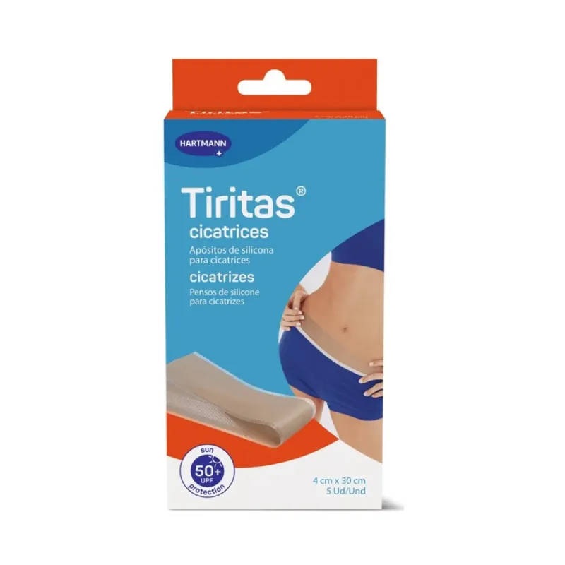 Hartmann Tiritas Cicatrices Apósito Adhesivo 30 cm x 4 cm 5 uds | Farmacia Barata