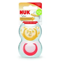 NUK Chupete Star Látex 18-36 Meses | Farmacia Barata