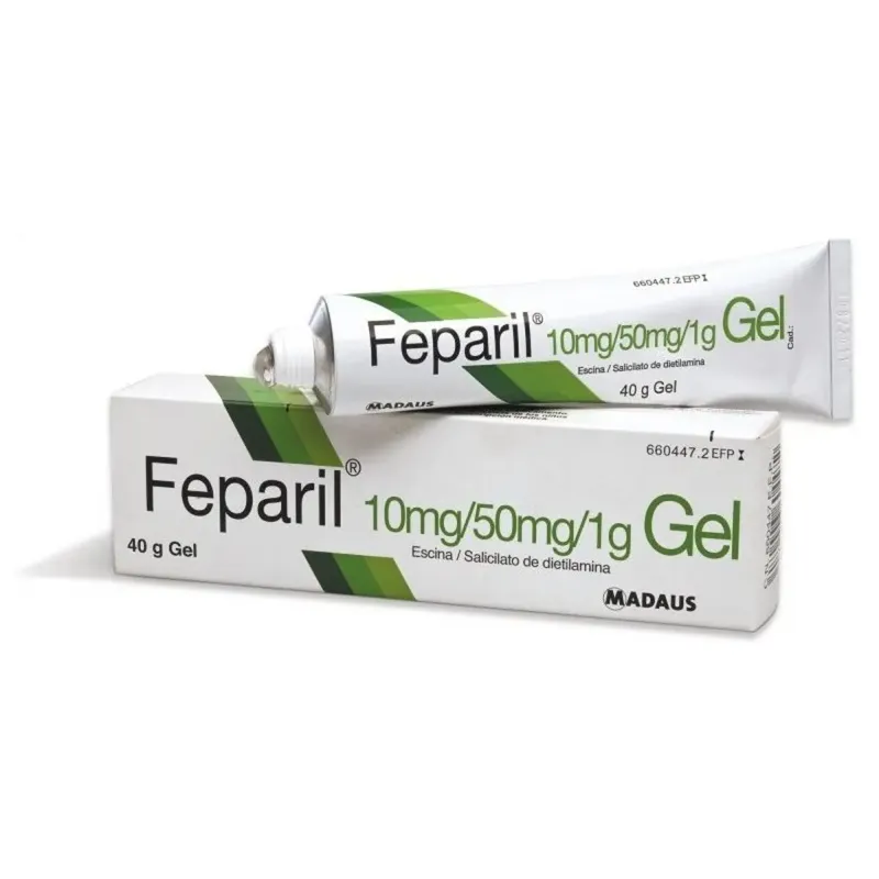 Feparil 10 Mg/G + 50 Mg/G Gel Cutáneo, 40 g | Farmacia Barata