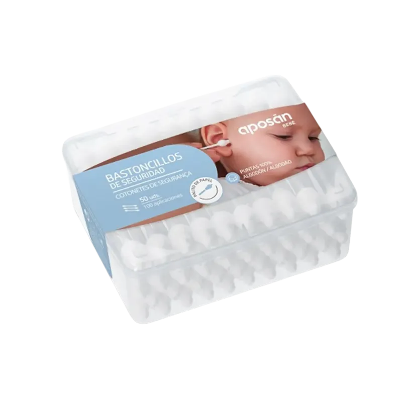 Aposan Bastoncillos Bebé, 50 unidades | Farmacia Barata