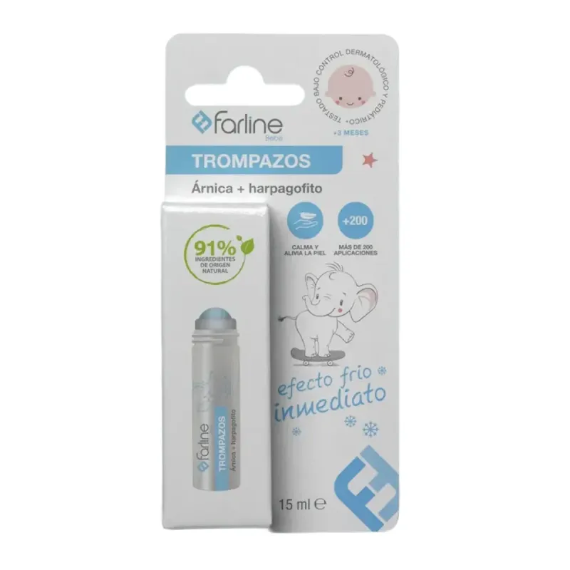 Farline Roll-On Trompazos 15 ml | Farmacia Barata Farline Roll-On Trompazos 15 ml | Farmacia Barata
