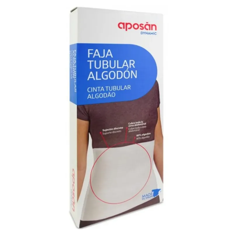 Aposan Dyn Faja Tubular de Algodón Talla S, 1 unidad | Farmacia Barataarata