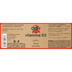 Obire Vitamina D3 100 mcg | Farmacia Barata