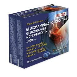 Nature Essential Glucosamina + Condroitina + MSM 1000 mg, 60 comprimidos