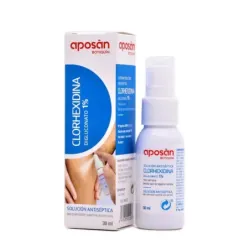 Aposan Clorhexidina Pulverizador, 30 ml
