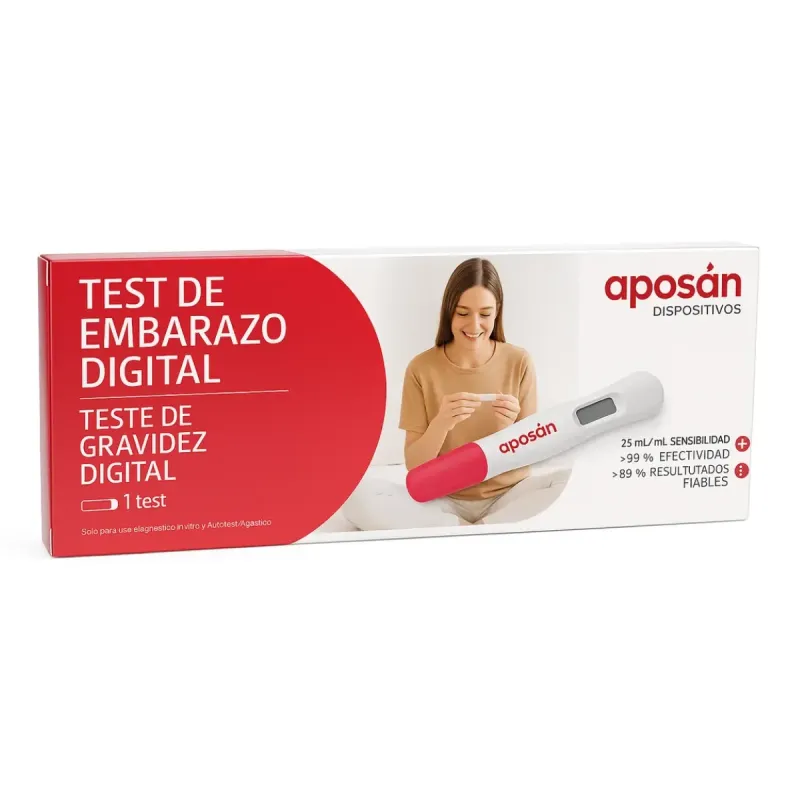 Aposan Test Embarazo Digital 1 unidad | Farmacia Barata