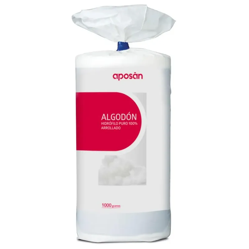 Aposan Algodón Arrullado Puro, 1000 g