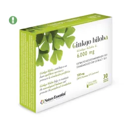 Nature Essential Ginkgo Biloba 6000 mg, 30 Cápsula