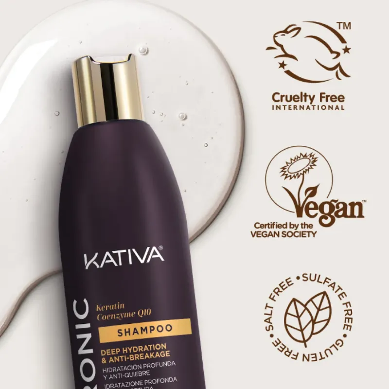 Kativa Hyaluronic Keratin Coenzyme Q10 Champú | Farmacia Barata